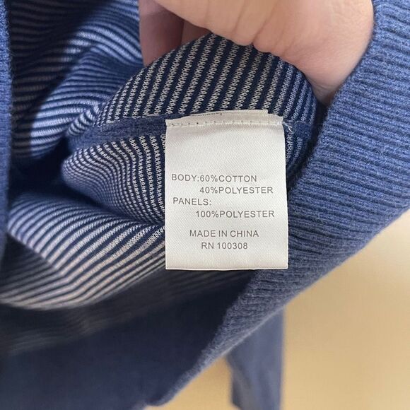 Peter Millar  Mens Large Blue Full Zip Jacket Crown Comfort - Picture 8 of 11